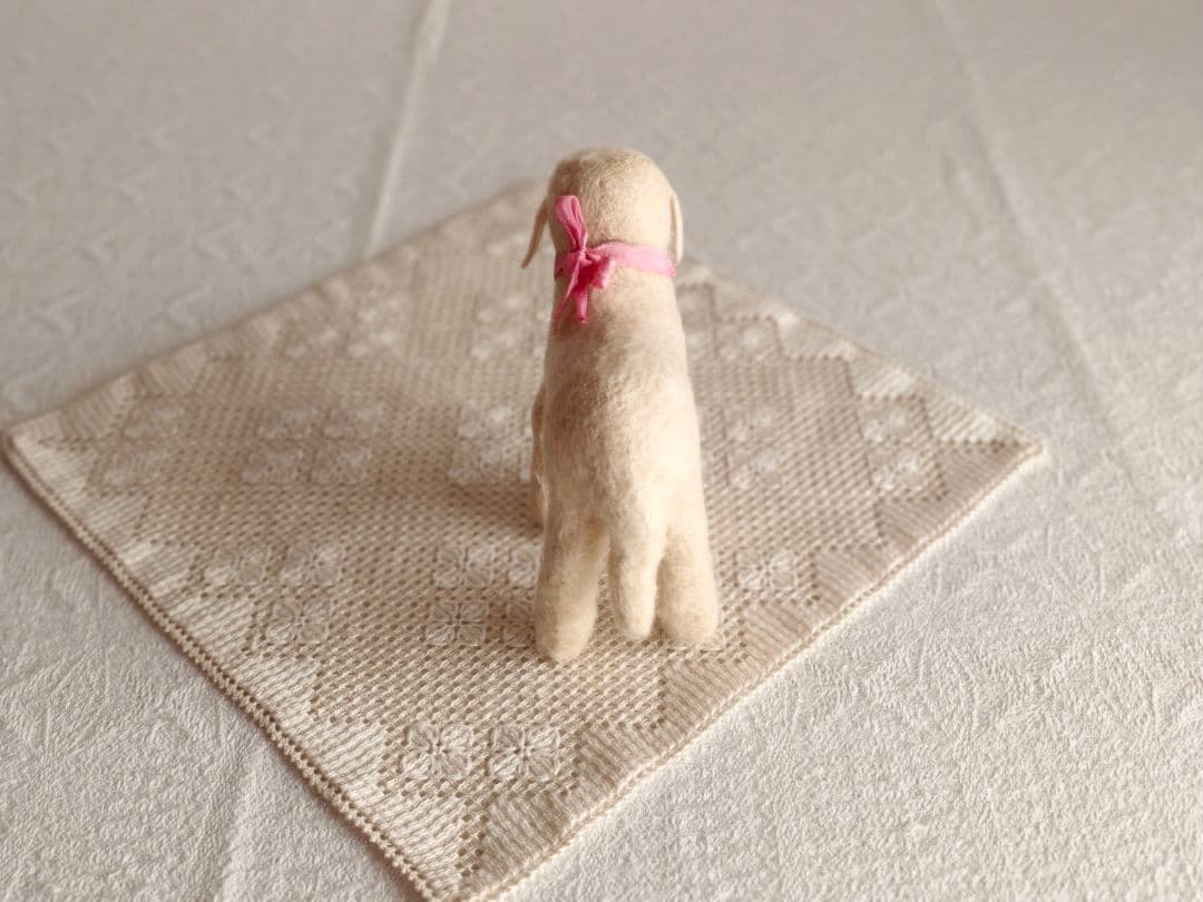 * vintage animal ❀ グリーンの瞳の 羊ちゃん