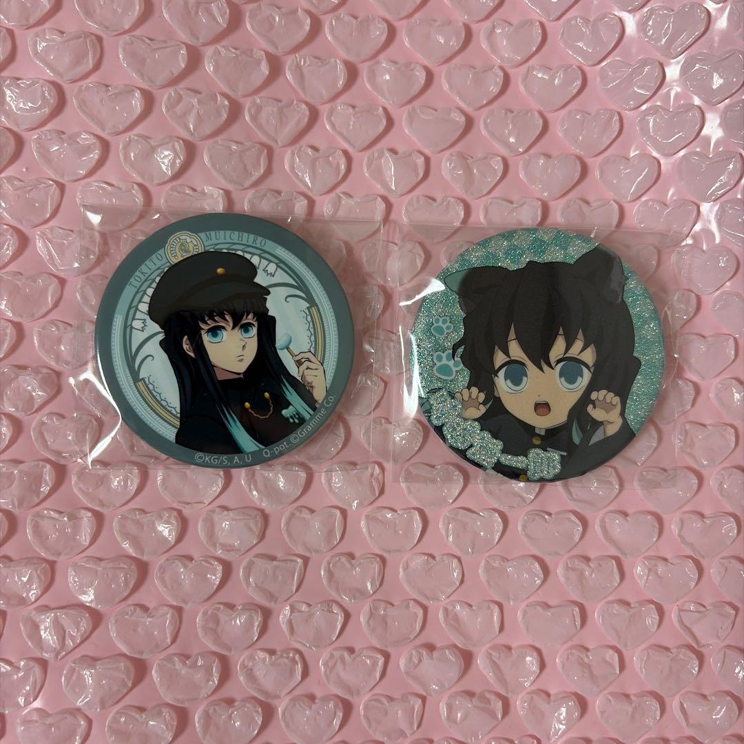 鬼滅の刃 時透無一郎 Q-pot ナンジャタウン 缶バッジ