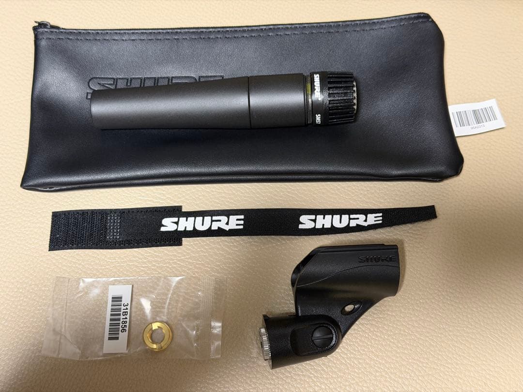 【美品】 SHURE SM57 ダイナミックマイク 楽器用 ①