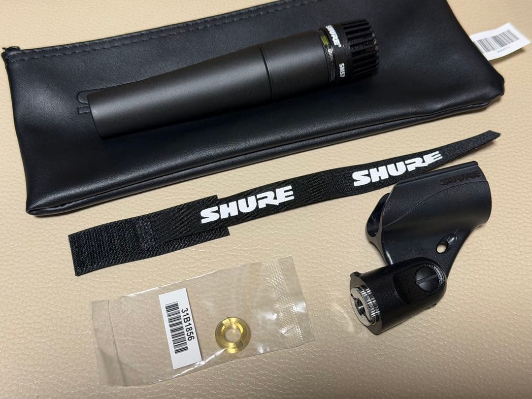 【美品】 SHURE SM57 ダイナミックマイク 楽器用 ①