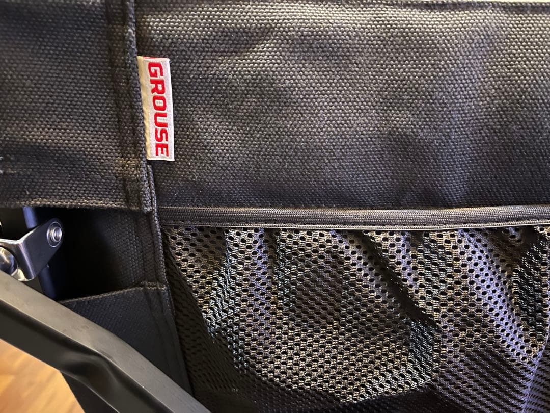 GROUSE SBM CHAIR ブラック　ソロキャンプ