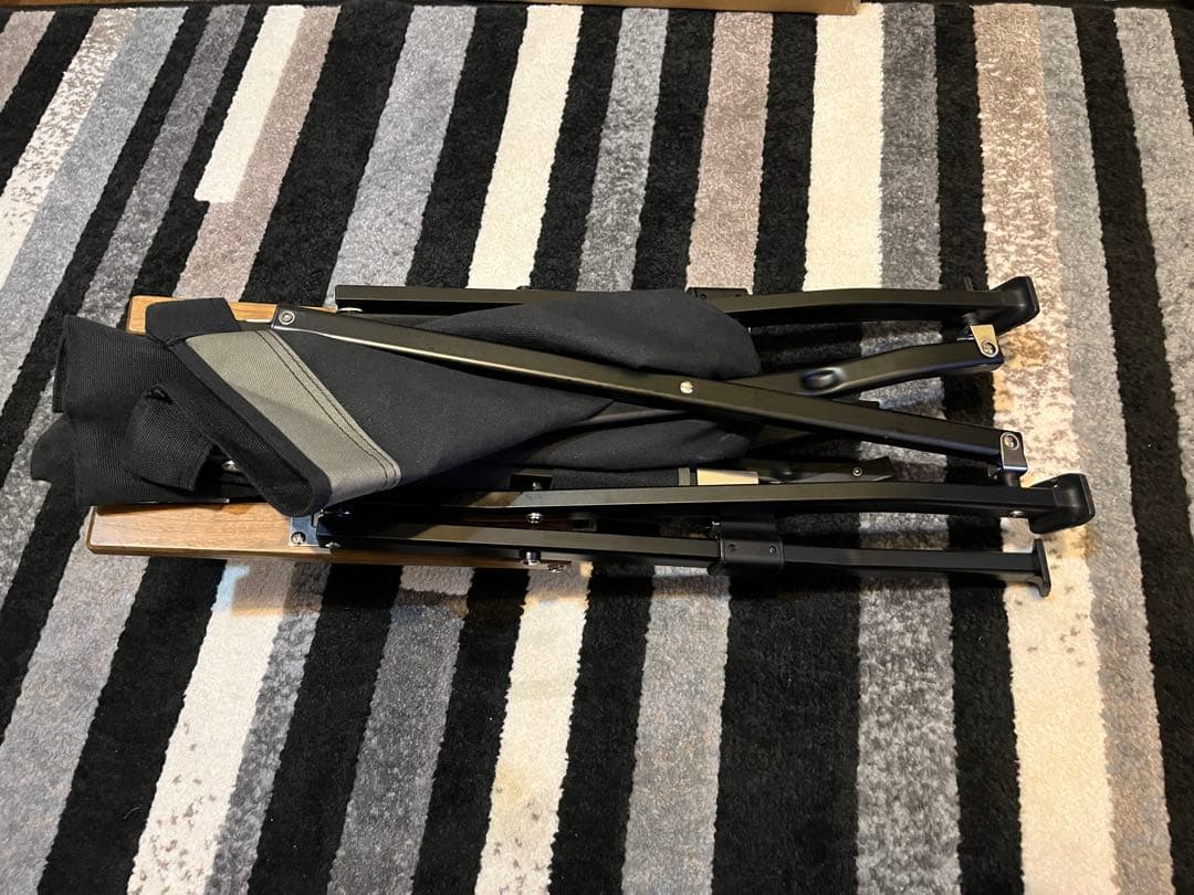 GROUSE SBM CHAIR ブラック　ソロキャンプ