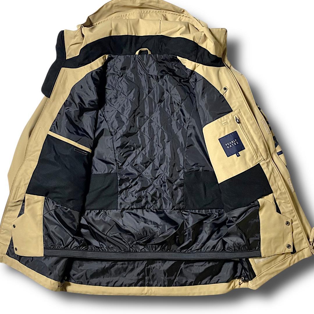 4 定価10.4万 パーリーゲイツ スノボ 上下セット スノーウェア BEG