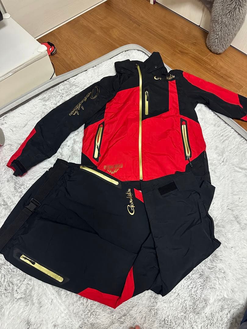 値下げ‼️定価54700‼️Gamakatsu レインウェア 上下セット 1回使用