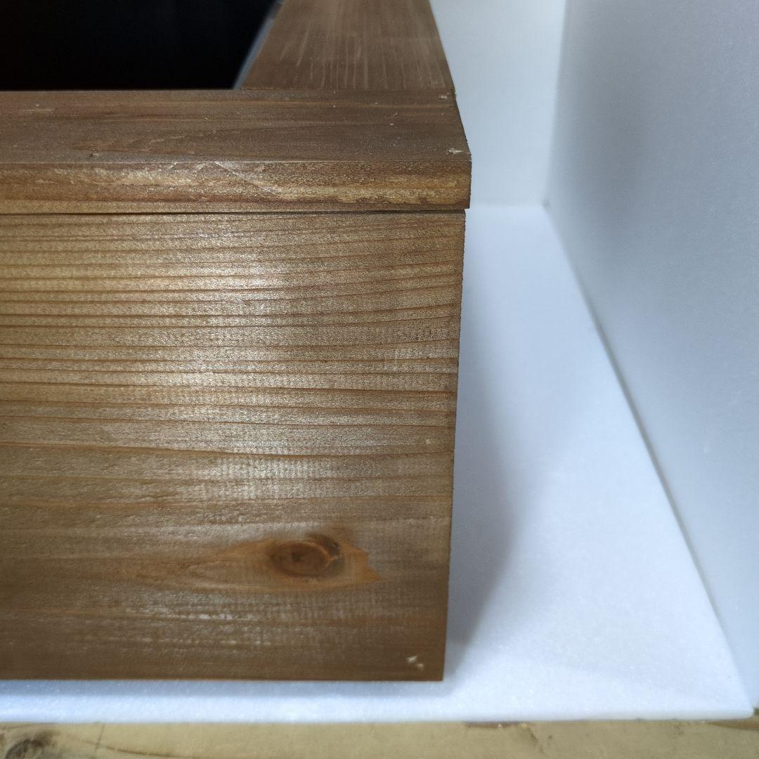 NV22 杉板カバーセット　オーバーフロー加工　木枠　ビオトープ　メダカ