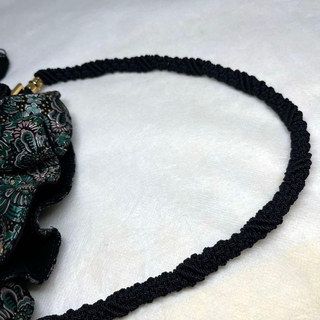 【美品】印傳屋　インデンヤ　巾着バッグ　ポーチ