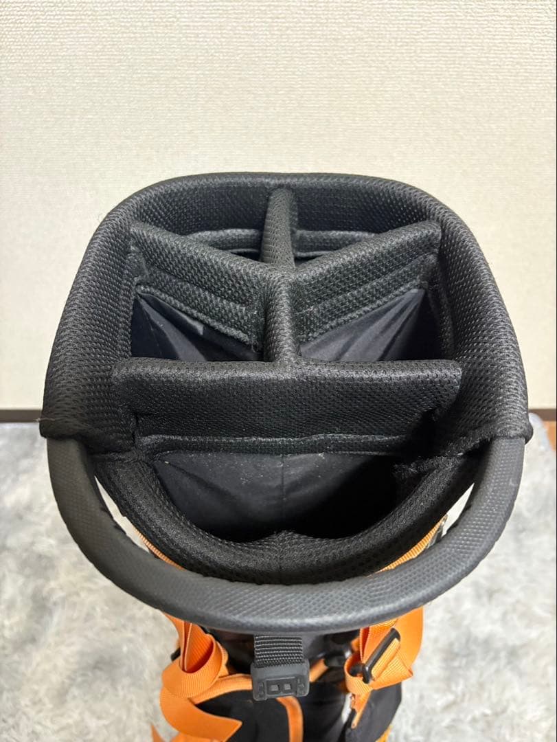 激レア⭐︎限定カラー⭐︎BRIEFING ブリーフィング キャディバッグ 黒オレンジ