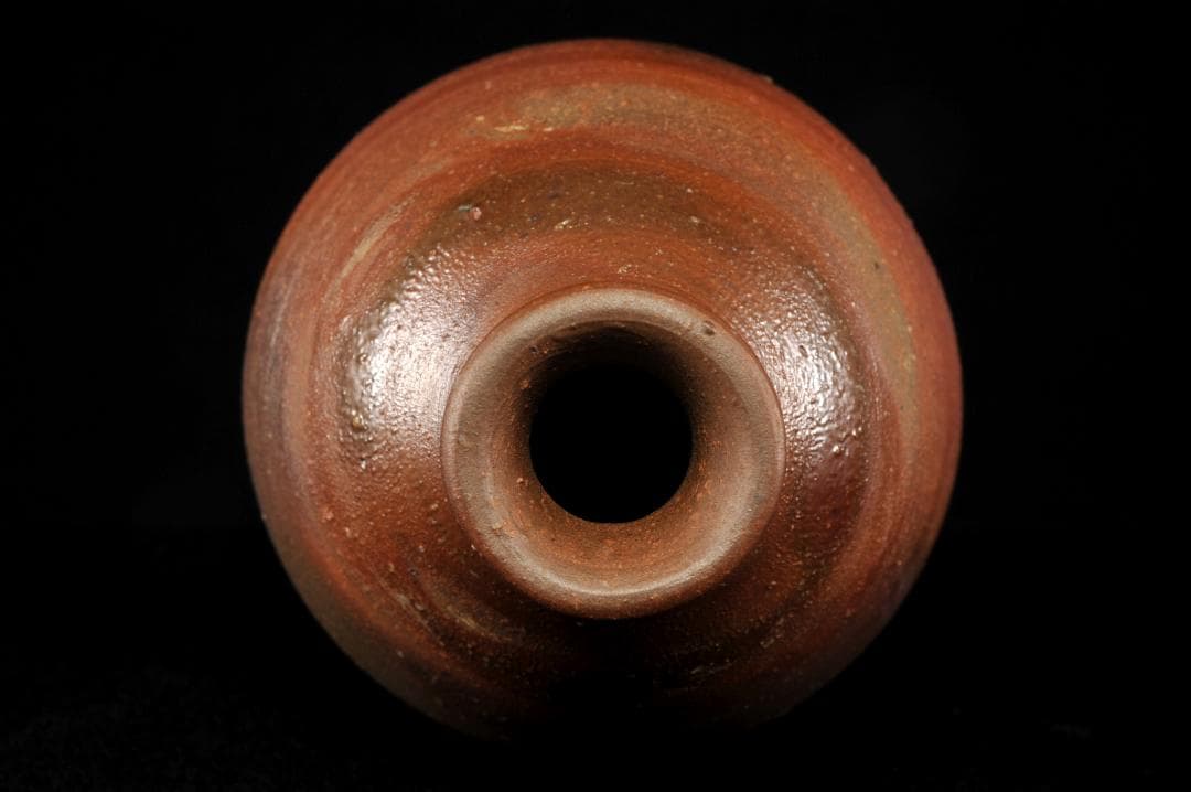 藤原雄 備前 徳利 共箱 人間国宝 父：藤原啓 茶道具 懐石道具