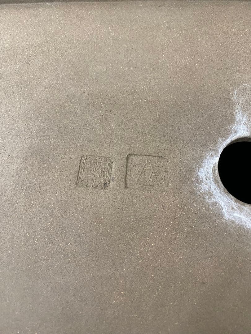 盆栽鉢　額面絵入盆栽鉢　長方鉢