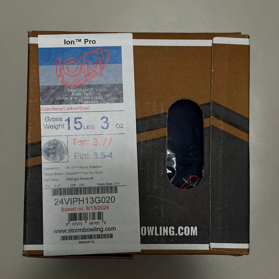 ストーム アイオンプロ 15ポンド3オンス