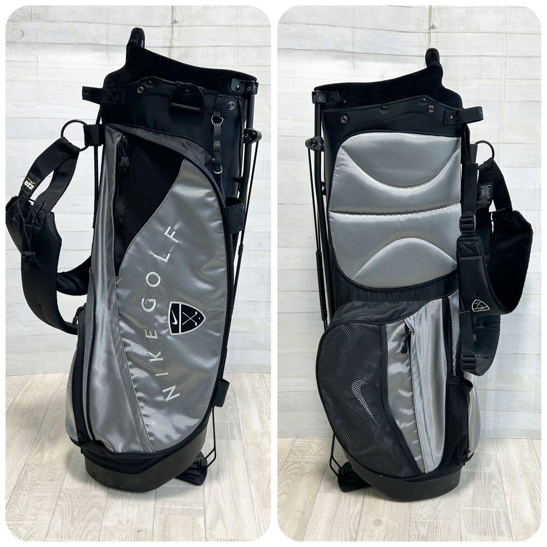 NIKI GOLF スタンド式キャディバッグ　グレー【5分割口】