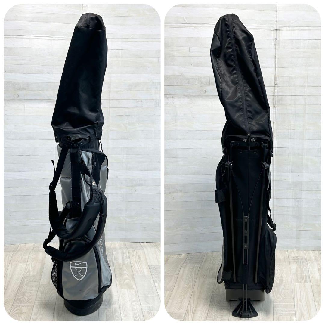 NIKI GOLF スタンド式キャディバッグ　グレー【5分割口】