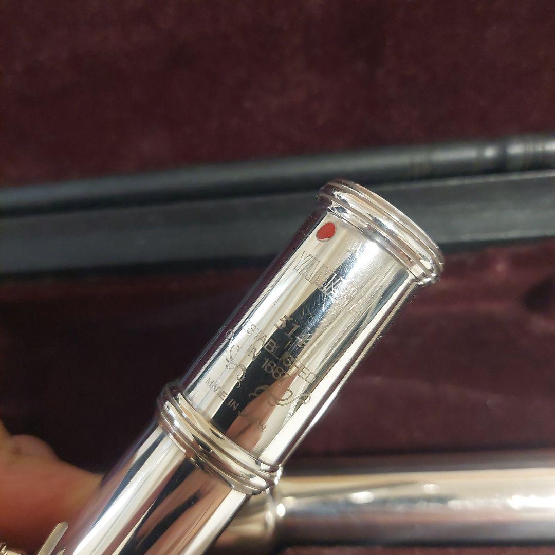 YAMAHA フルート　YFL-514 頭部管銀製　EC Eメカ