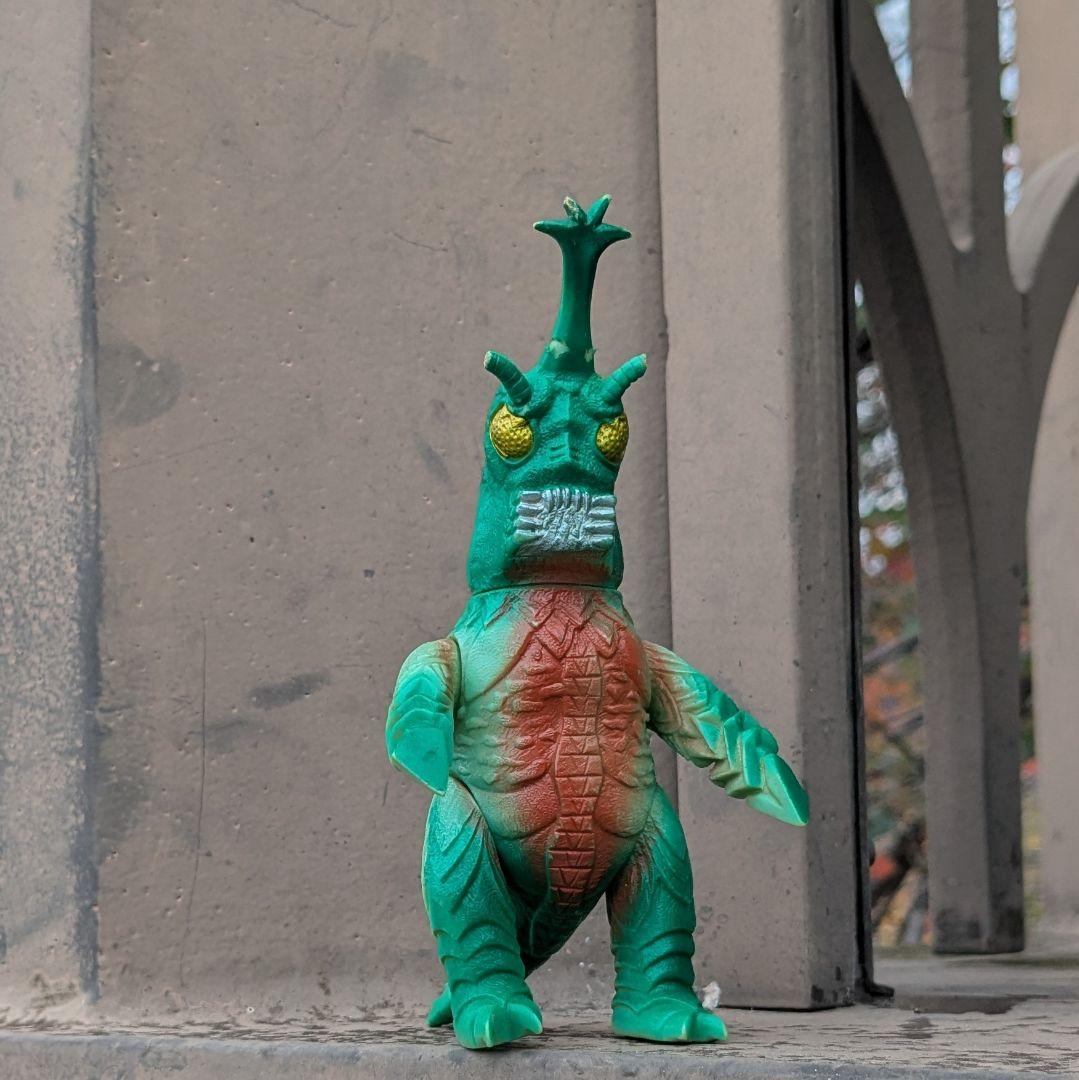 激レア　レトロソフビ　当時物　メガロ　ソフビ　ブルマァク　昭和おもちゃ