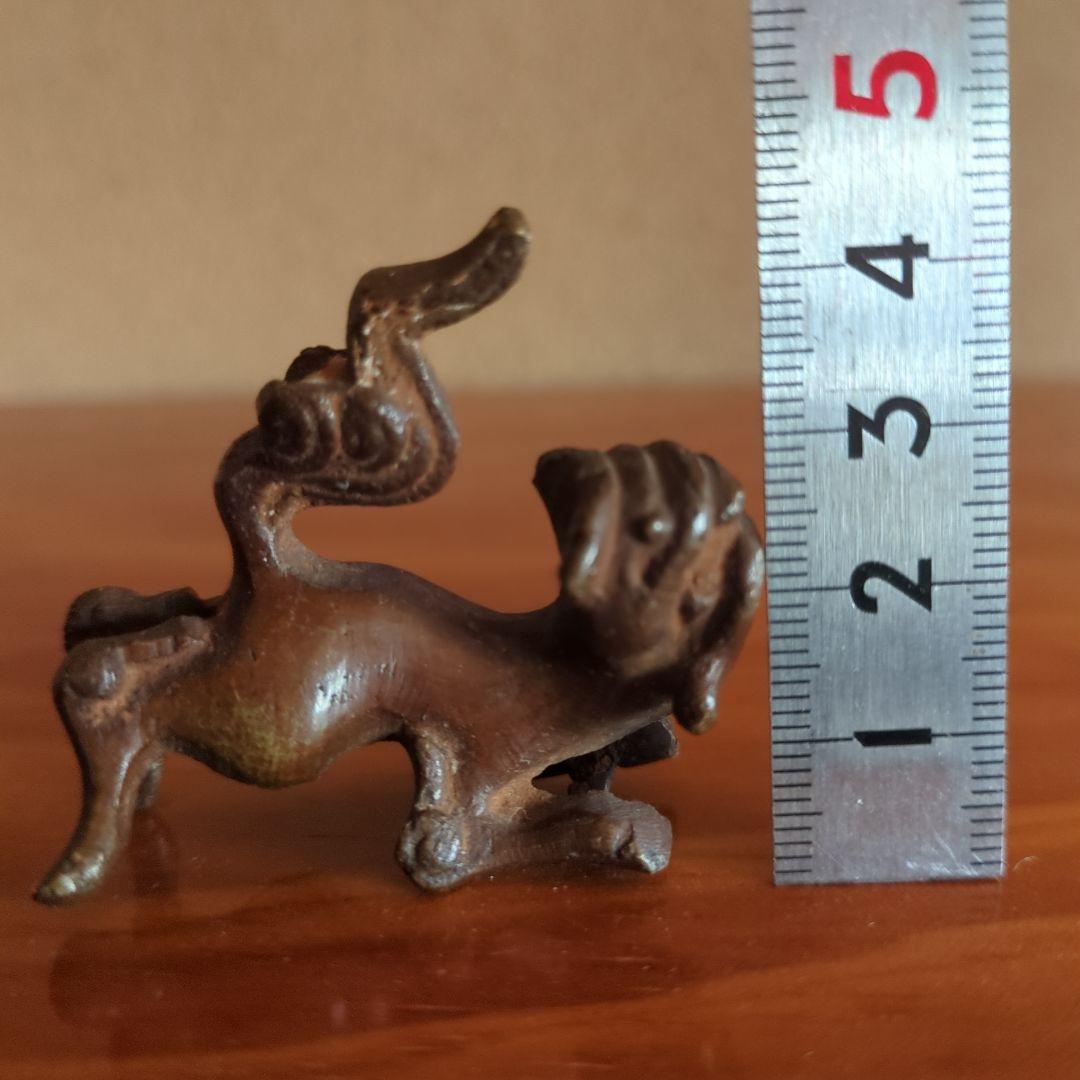 金属製 動物工芸品 犬の形