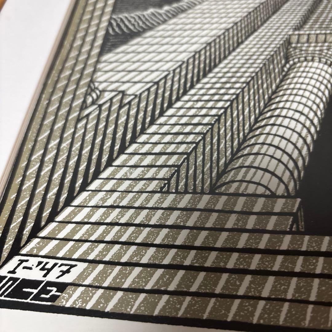 ヴィンテージ M.C. Escher ”もう一つの世界” ポスター　エッシャー