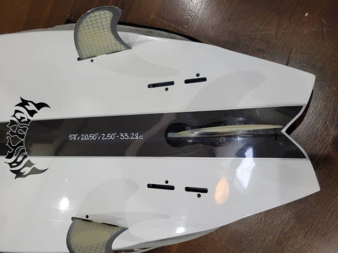 プレセボサーフボード ラウンドノーズフィッシュ 5、11 美品　送料条件付き無料