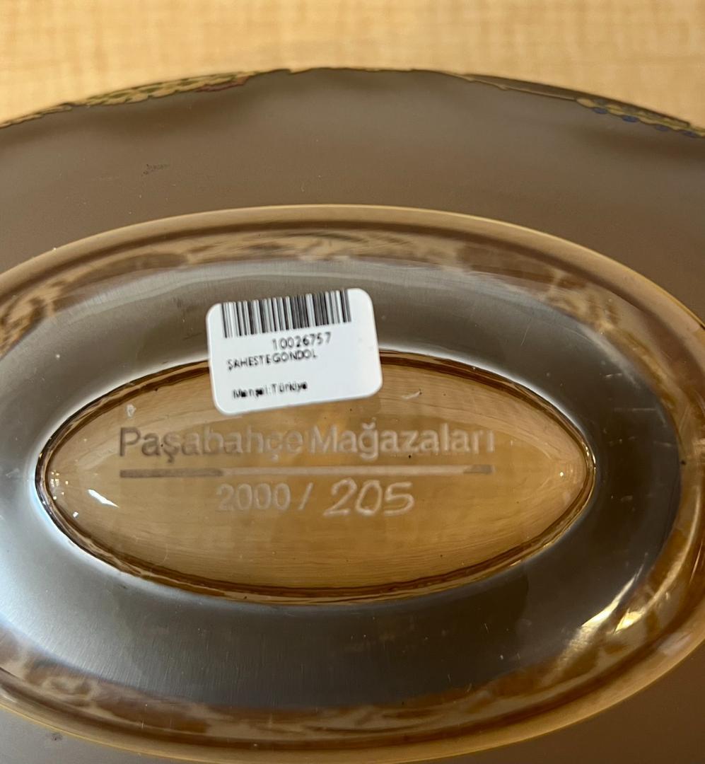 【超美品】トルコ　金彩　エナメル彩　ボウル　花瓶　フラワーベース