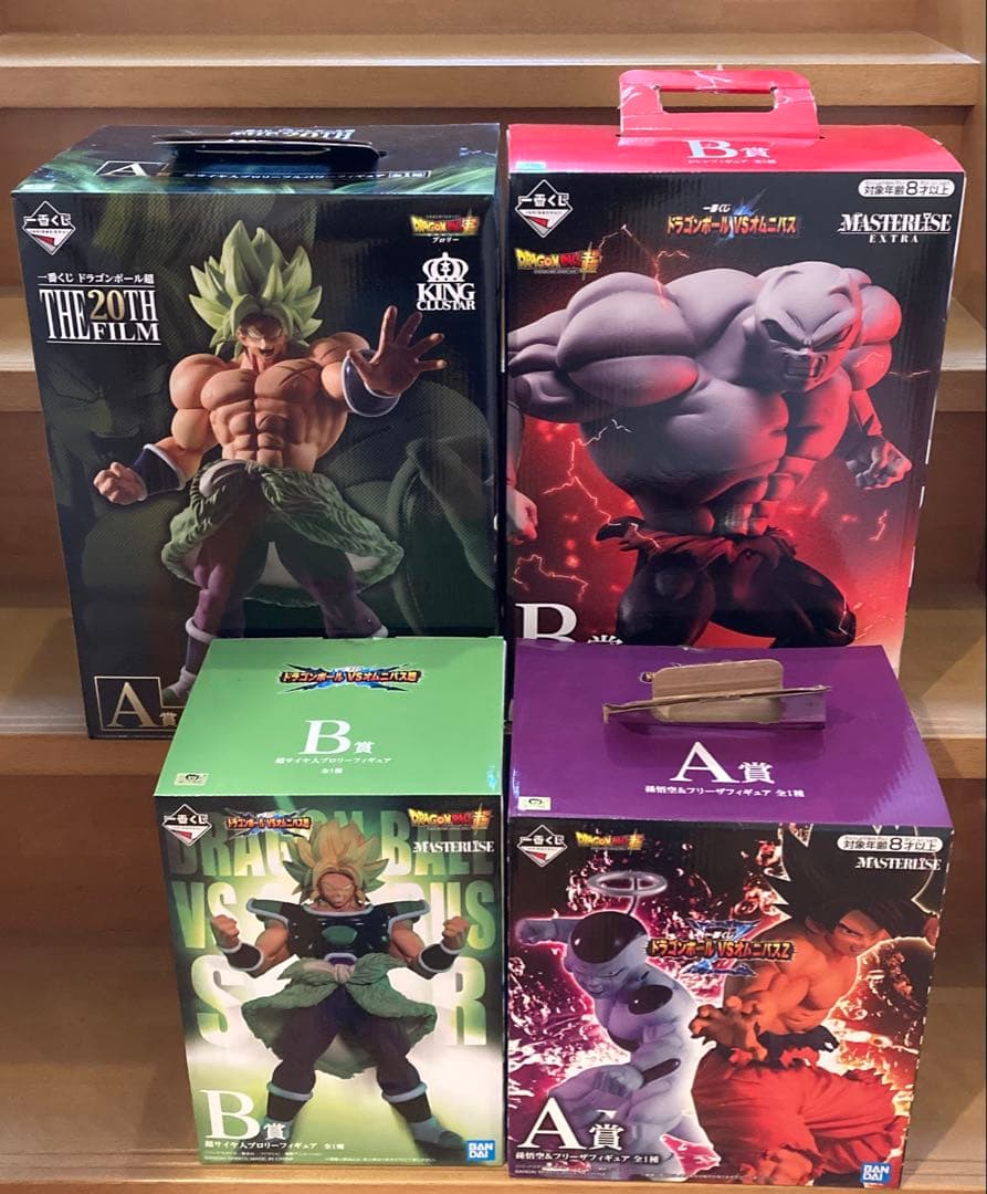 ドラゴンボール一番くじ　フィギュアまとめ売り5点