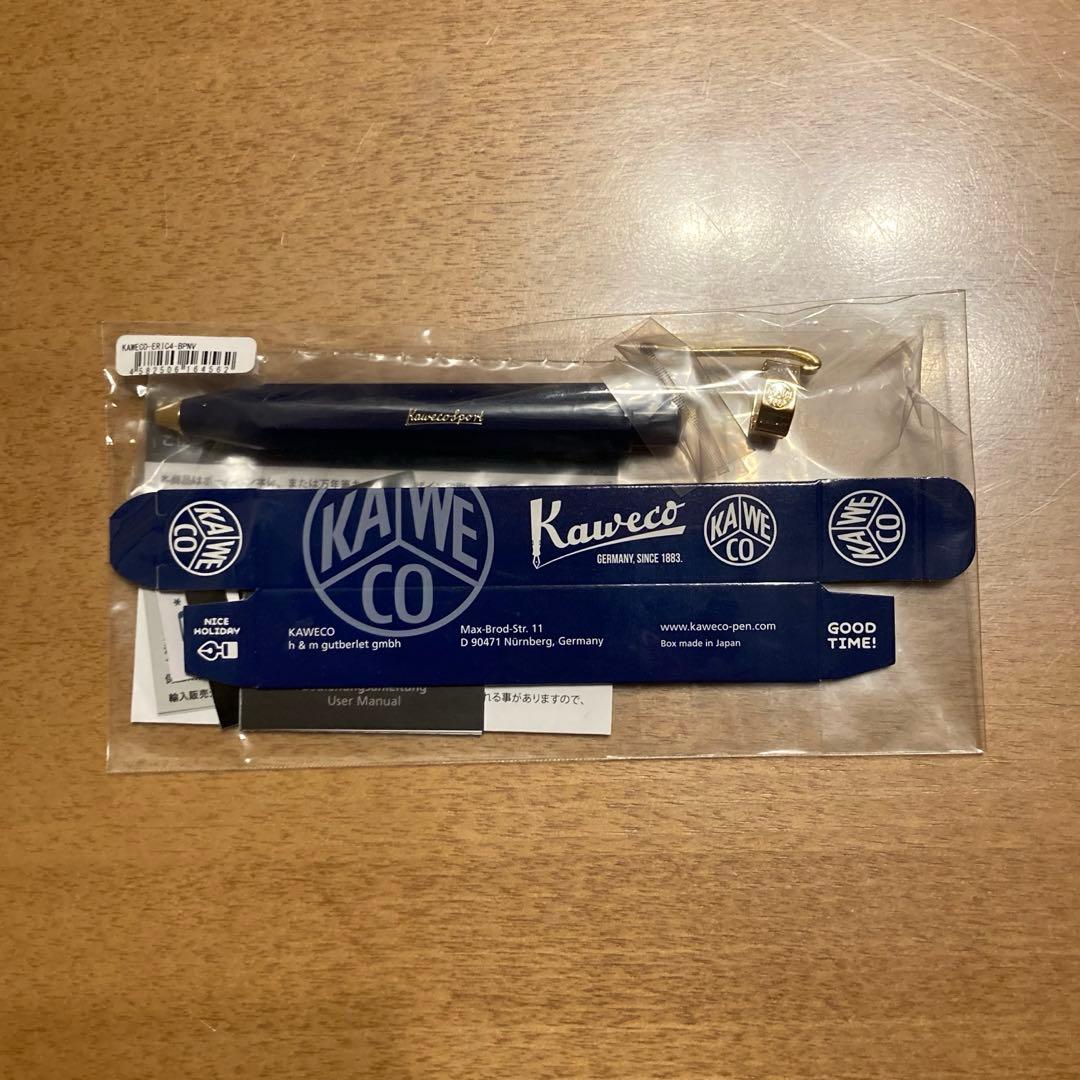 【新品未開封】eric×KAWECO クラッシックネイビーボールペン