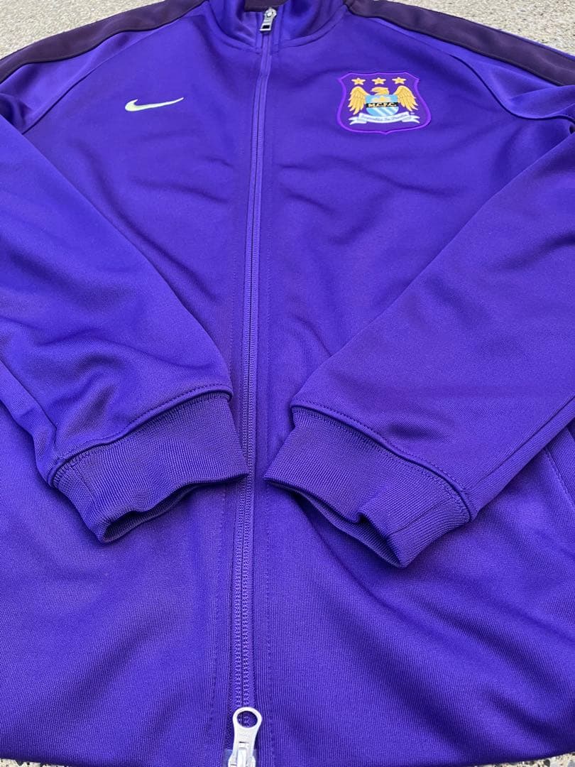 【美品】Nike×マンチェスターシティ　トラックジャケット/ジャージ/ナイキ M