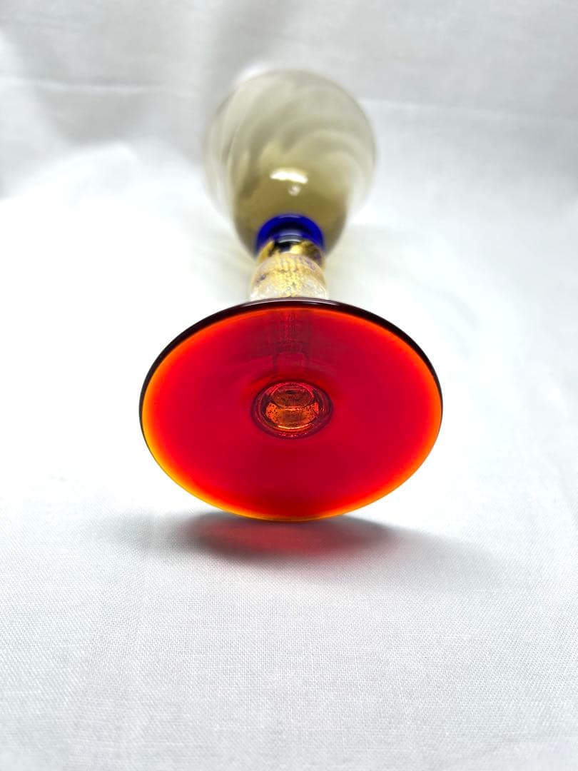 ベネチアングラス装飾グラス スモーキーグレー　Nason &Moretti製