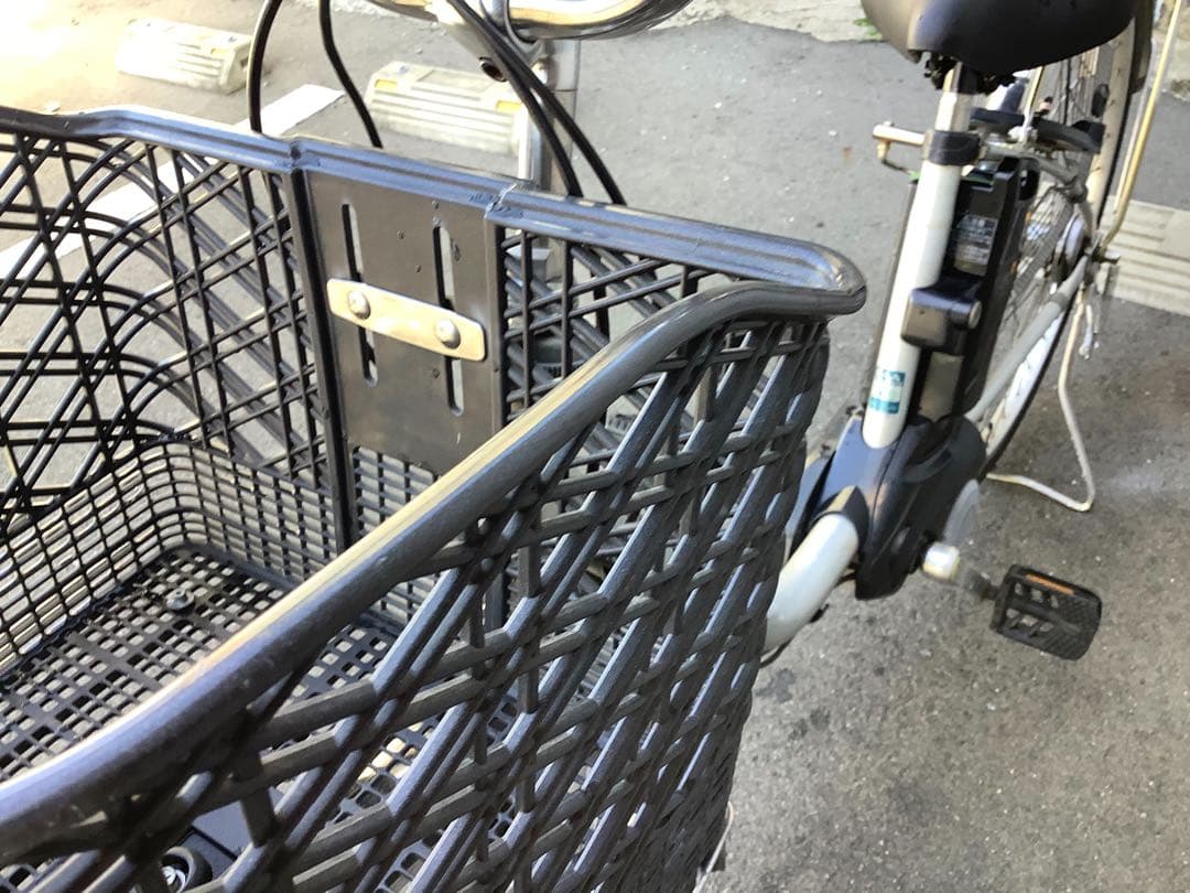 パナソニック新機種電動アシスト自転車vivi TX26インチシルバーボディー