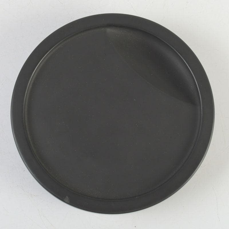 書道具　智力富源造　日月硯　共箱　C　9437