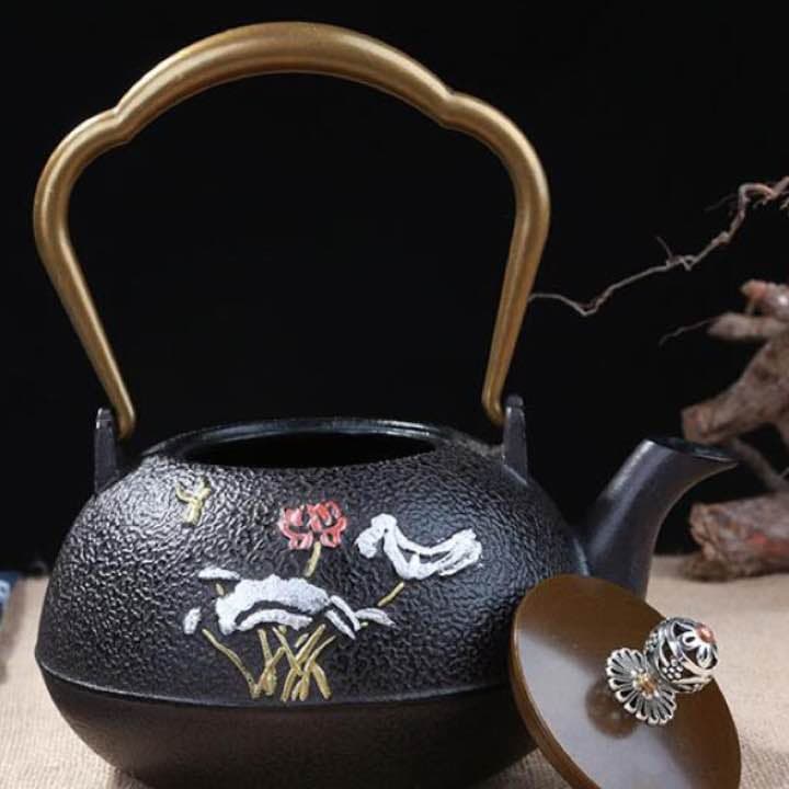 鉄器 急須 伝統工芸 手作り 鉄分補給 鉄瓶　SY-002