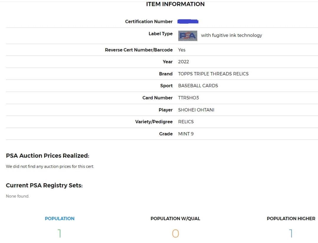 大谷翔平TOPPS TRIPLE THREADS RELICS #TTRSHO3