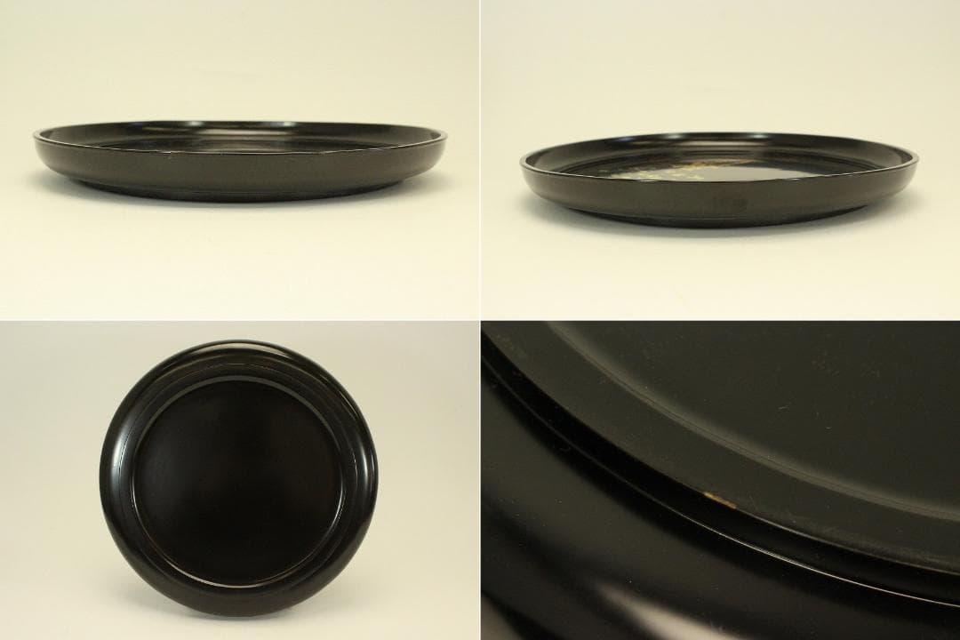 初瀬川柳庵 藤花盆 九客 共箱(LC958)