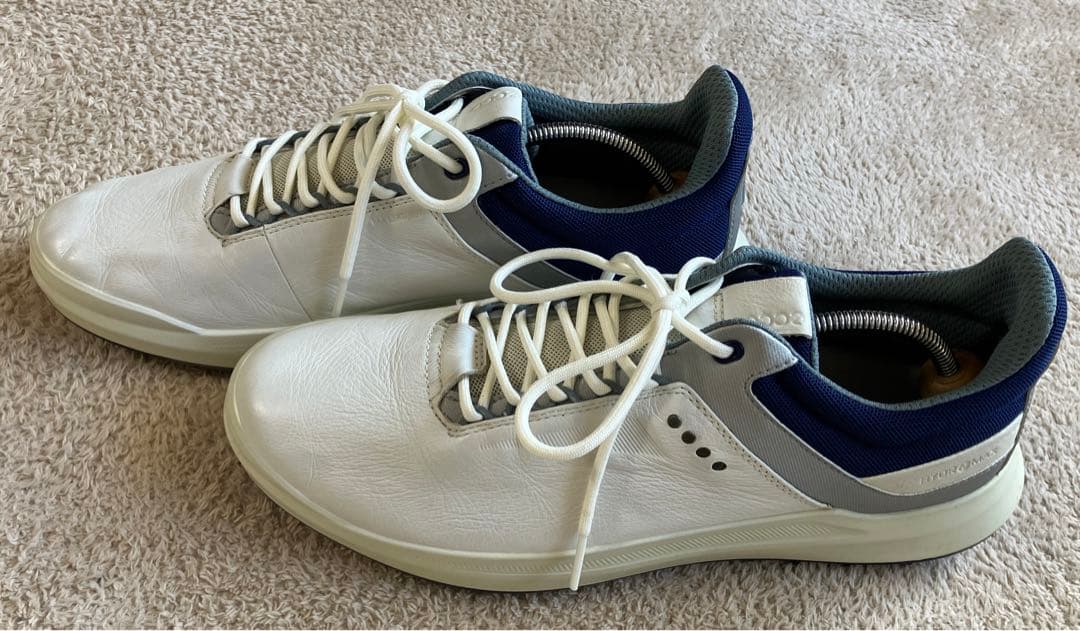 ECCO CORE レザーゴルフシューズ スパイクレス EU43