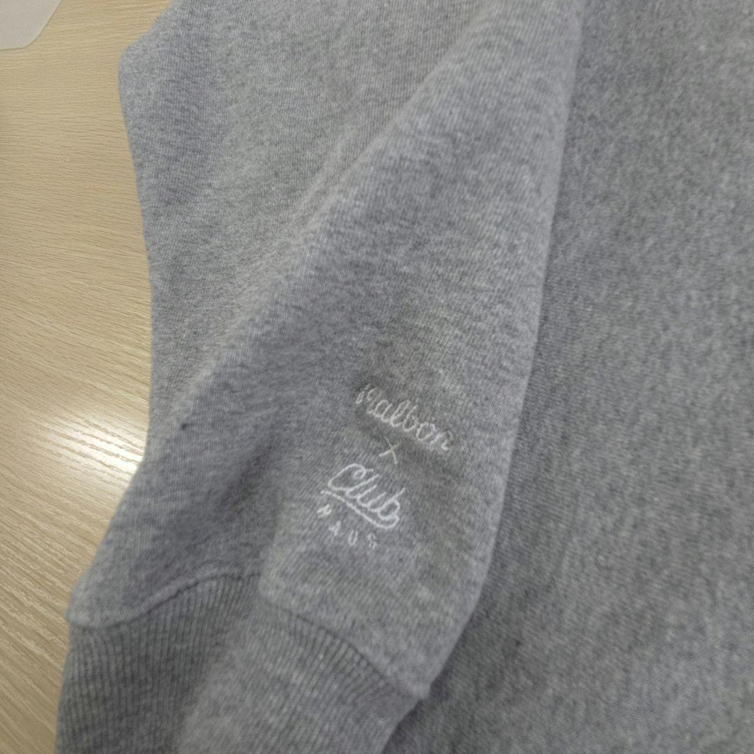 94. CLUBHAUS MALBONコラボ 限定グレー スウェット