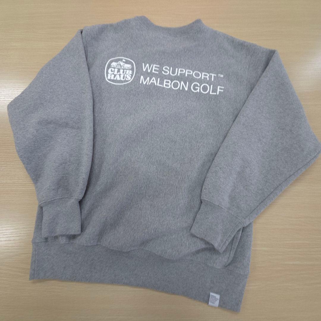 94. CLUBHAUS MALBONコラボ 限定グレー スウェット