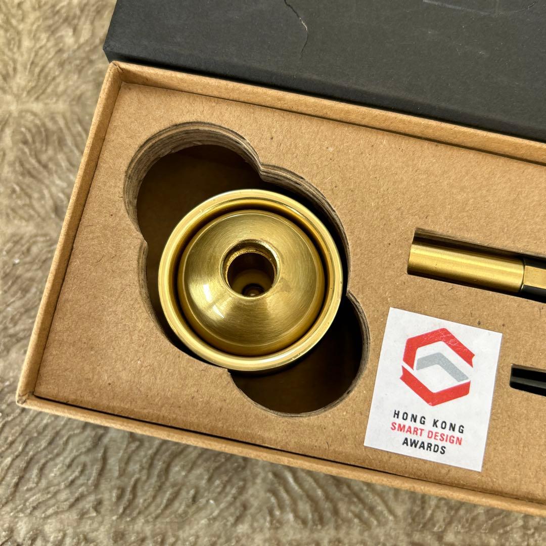 INVISI インビジ デスクペン ブラックブラス rcube アールキューブ