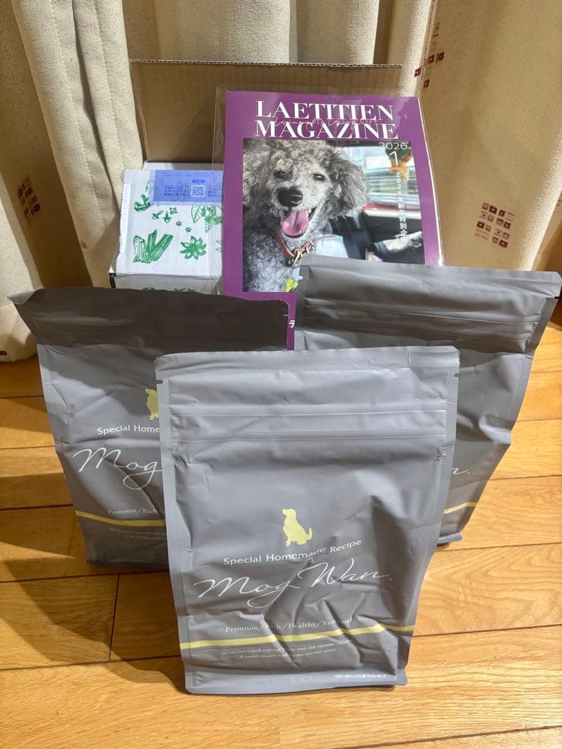 モグワン ドライドッグフード 1.8kg 3袋