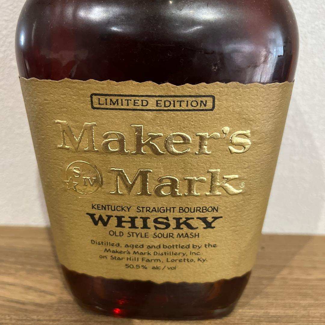 【未開栓】Maker’s Mark ゴールドラベル 限定版バーボンウイスキー