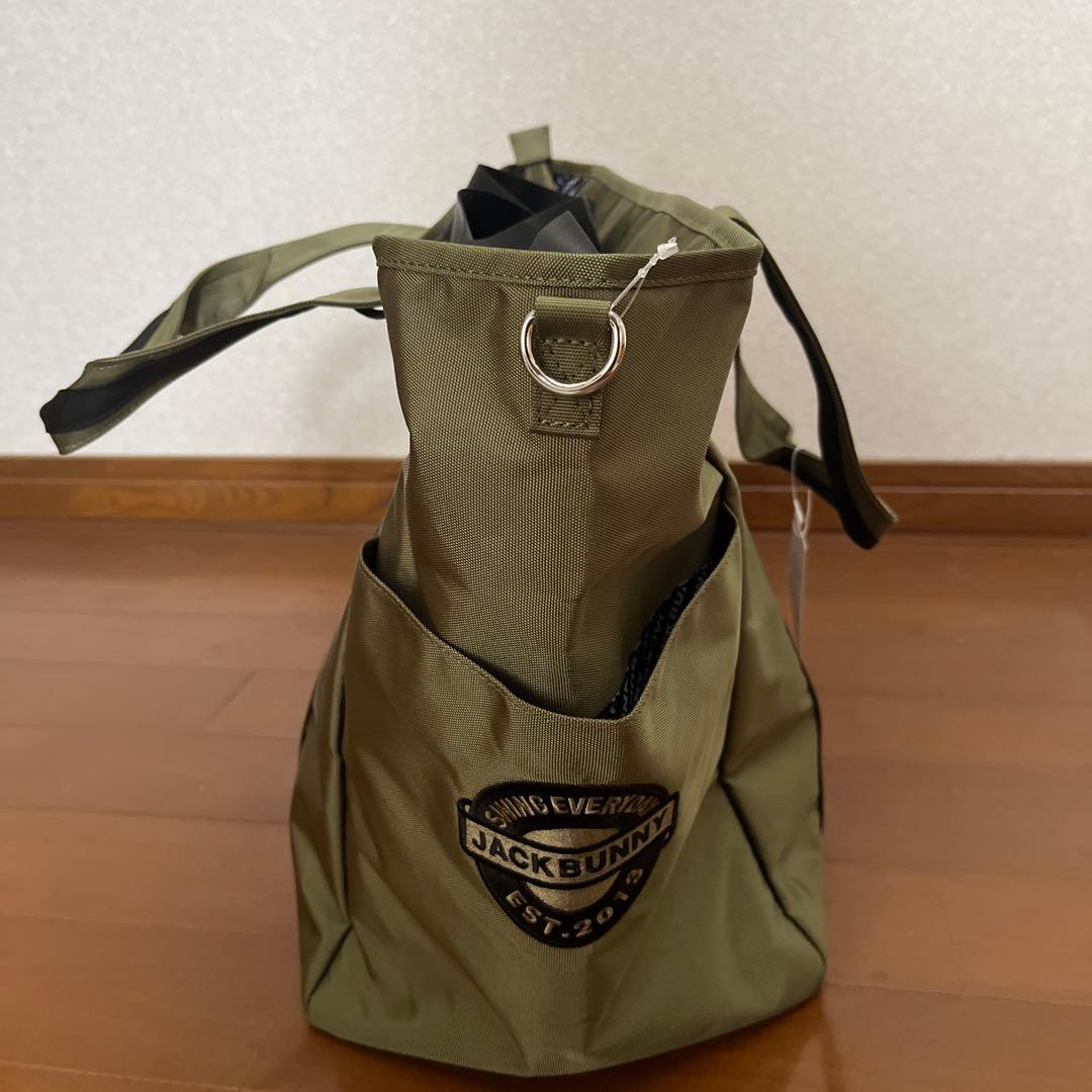 ※りゅう【新品未使用】ジャックバニー　パーリーゲイツ　トートバッグ　カーキ