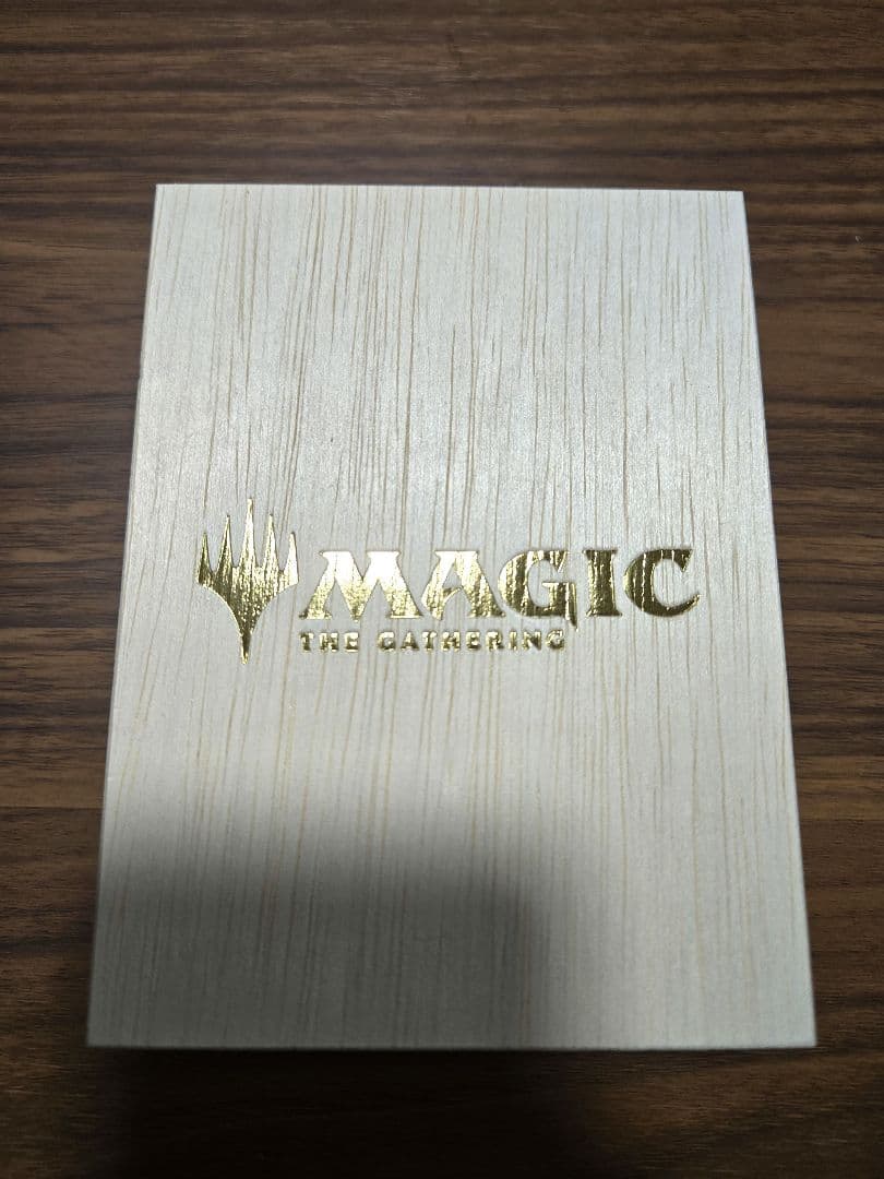 未開封【マジック大戦祭】FF　限定ステンレストークン　チョコボ　ウッドケース