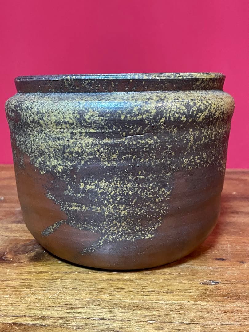 備前水指 裏千家十六代 坐忘斎 書付箱 無傷 備前焼 水指 茶道具 塗蓋付