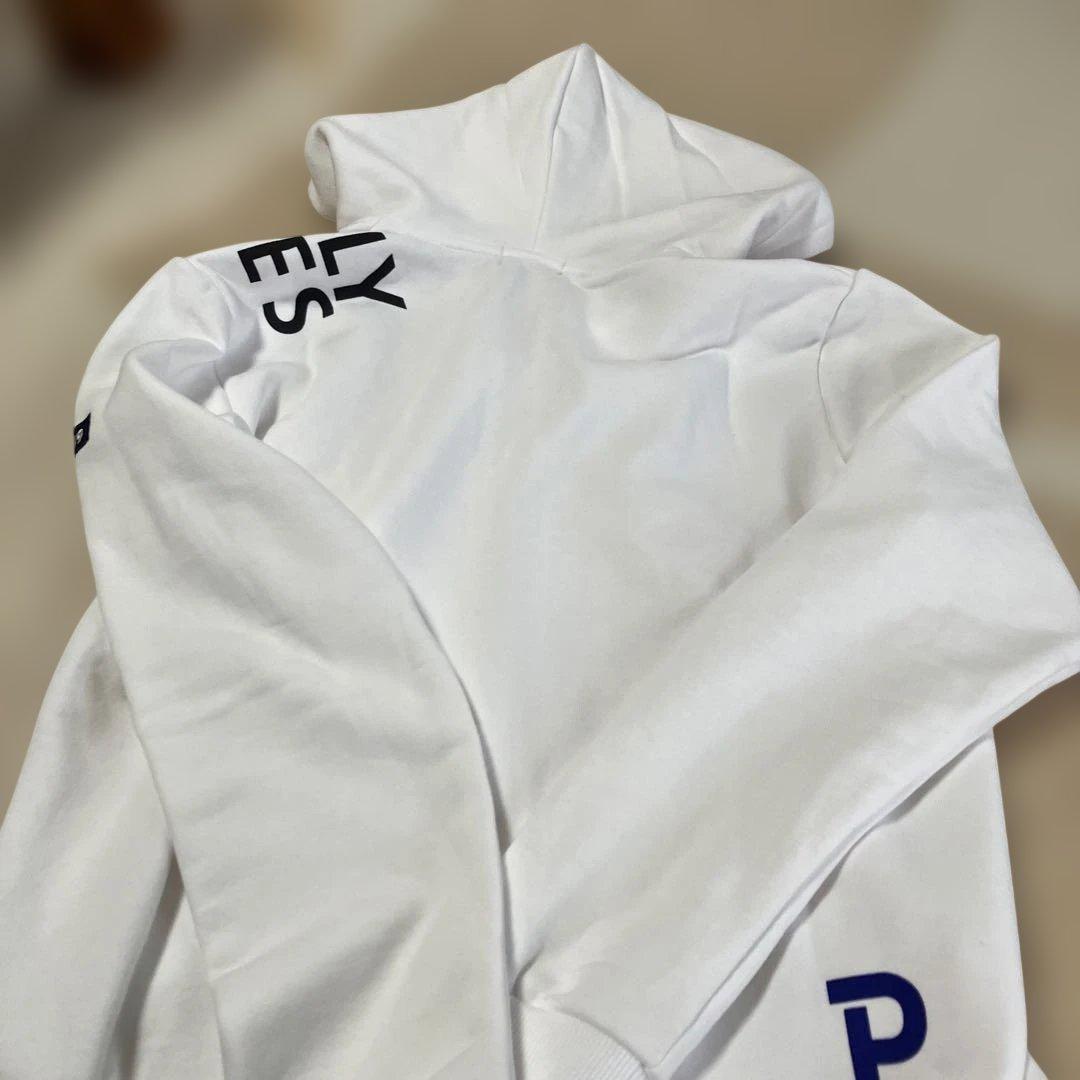 PEARLYGATES／PGロゴ コットン飛び毛フルジップ フーディ⑹