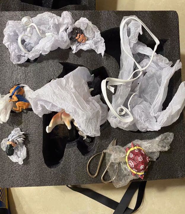 NARUTO ナルト はたけカカシ ガイ ガレージキット ガレキ スタチュー①