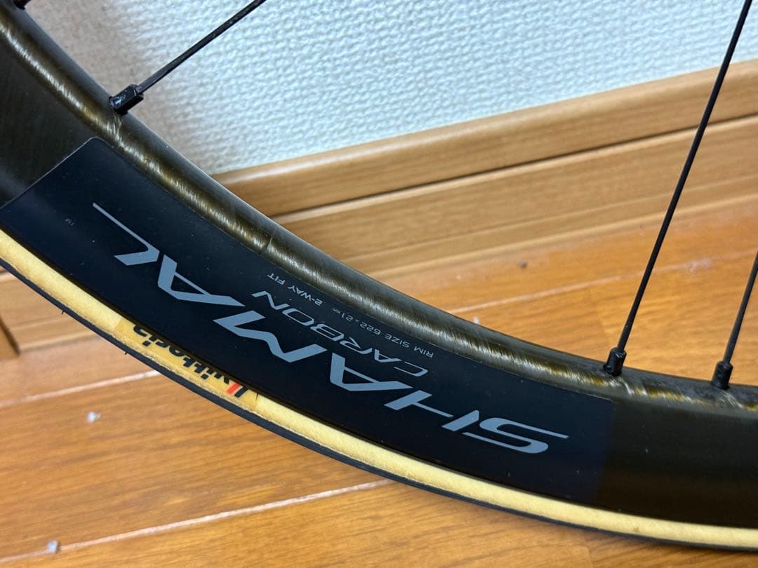 カンパニョーロ シャマル カーボン DB 2way クリンチャー 極美品