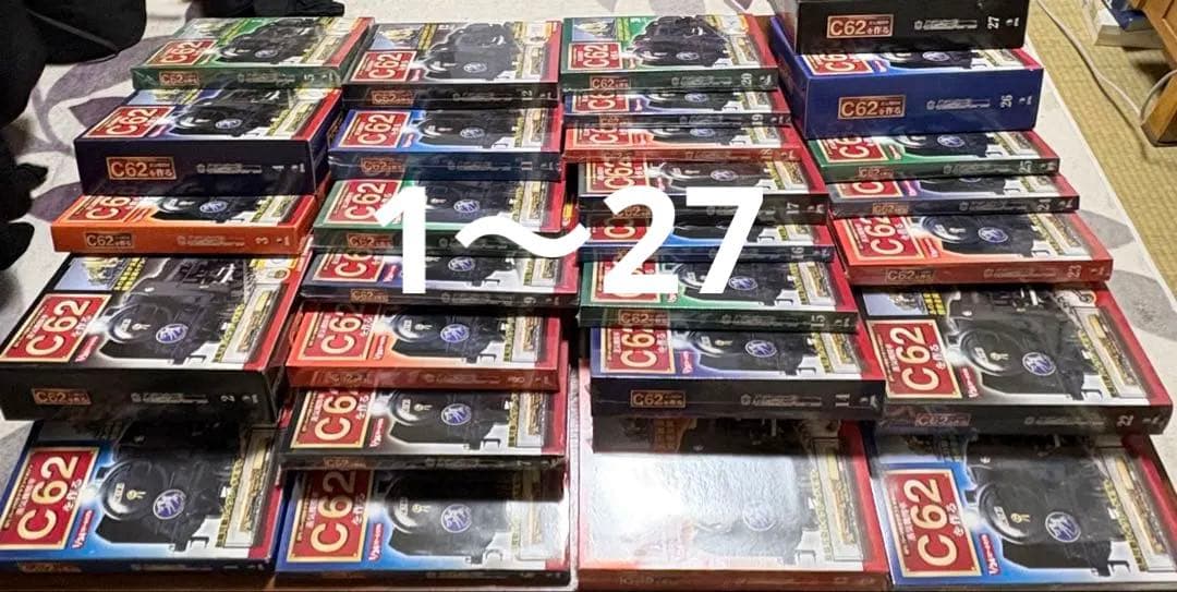 全巻セット　未使用　デアゴスティーニ　蒸気機関車c62を作る　専用ケース付属