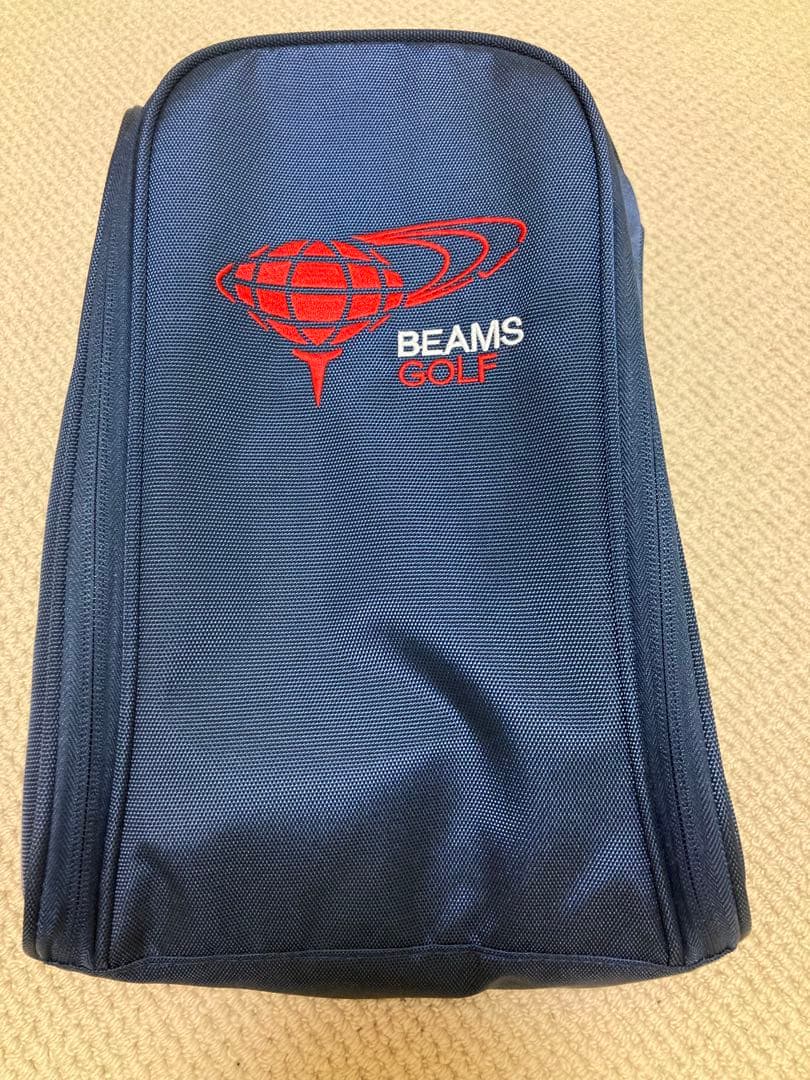 BEAMS GOLF シューズケース ネイビー