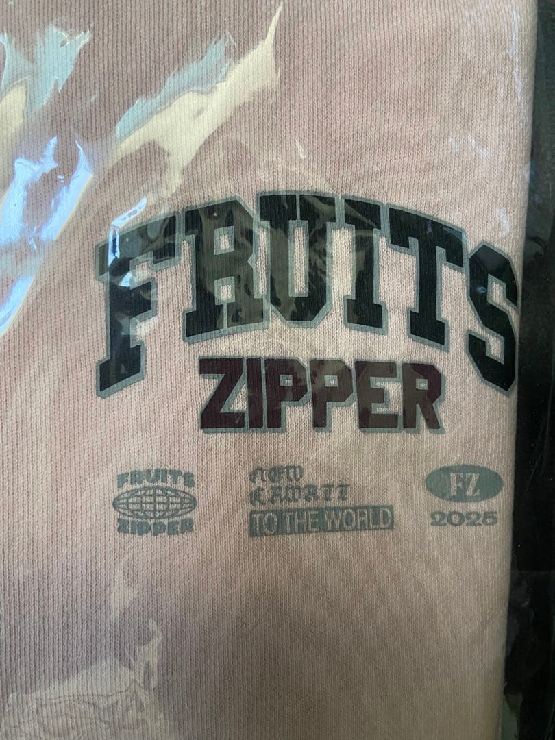 FRUITS ZIPPER OSHI APIパーカー　松本かれん