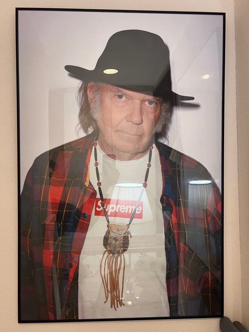 supreme ニールヤングポスター額縁付