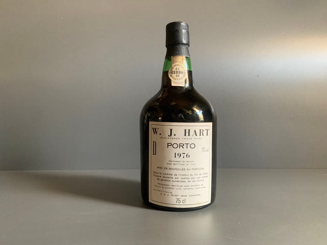 レア! W.J.HART PORT WINE 1976 ビンテージ ポートワイン