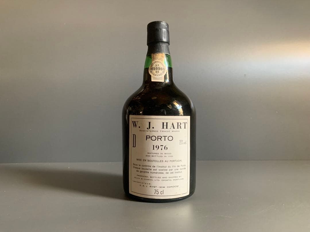レア! W.J.HART PORT WINE 1976 ビンテージ ポートワイン