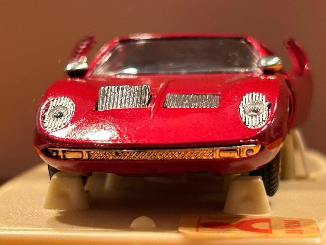 ミニカー スーパーカー ランボルギーニミウラ ポリトーイPOLITOYS レッド